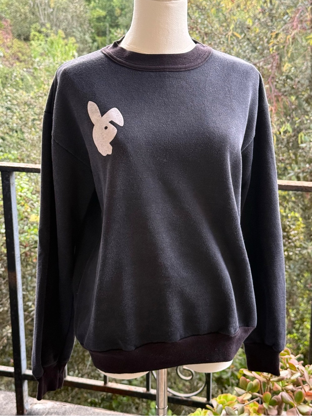 Rare Vintage late 80s/early 90s Playboy Bunny Crew Sweatshirt Made in USA
